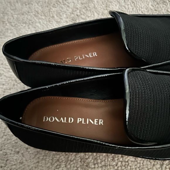 Donald J. Pliner Black Slip-On Loafers - Picture 5 of 6